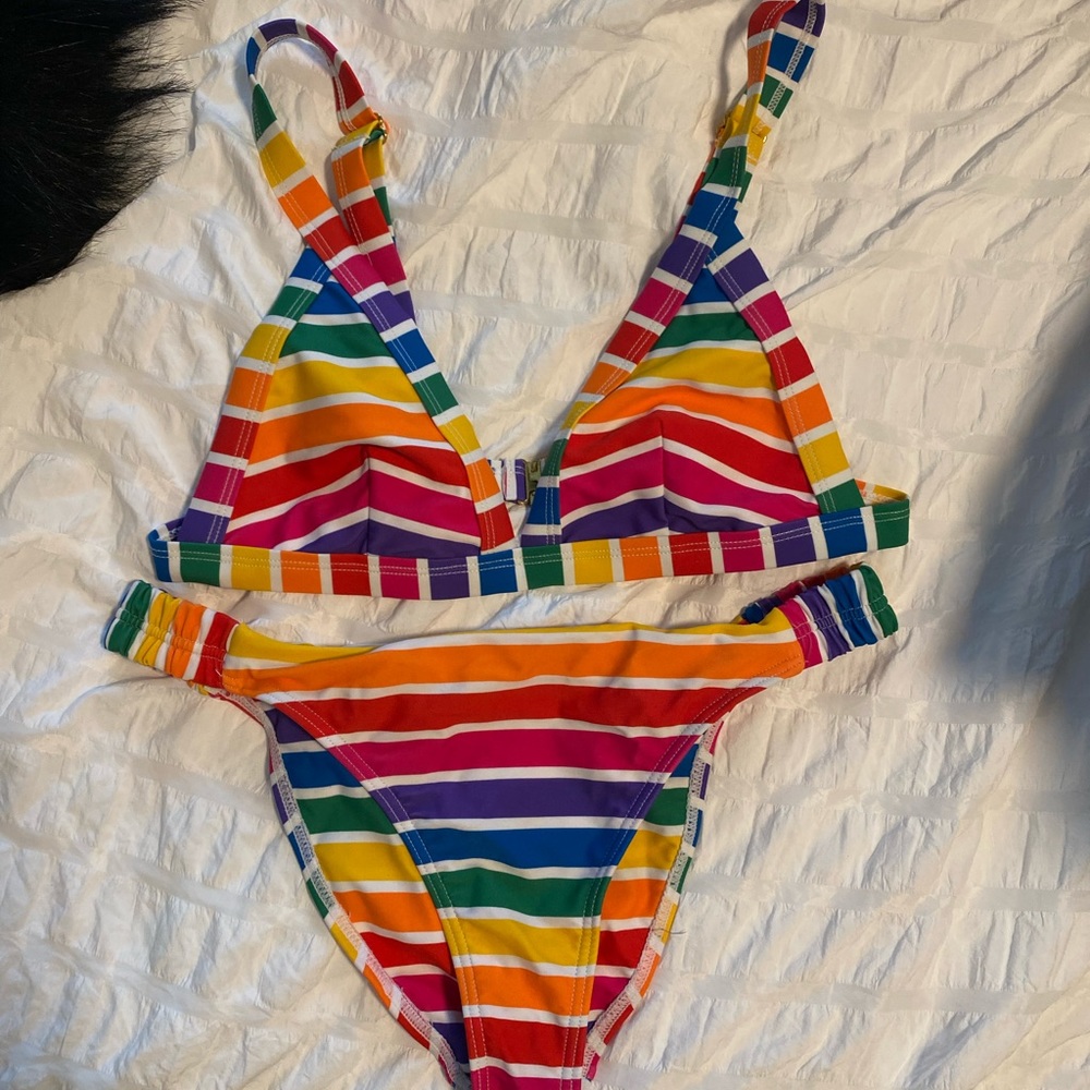Show me your mumu rainbow bikini